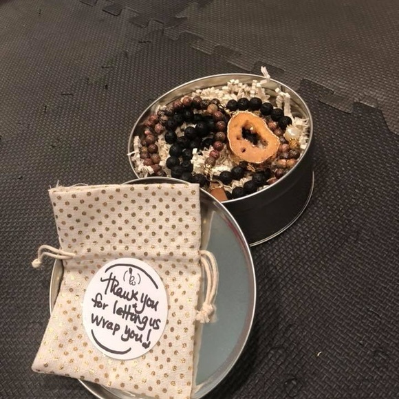 Handmade lariat wrap necklace - Picture 3 of 3